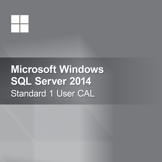 Microsoft SQL Server 2014 Standard 1 User CAL