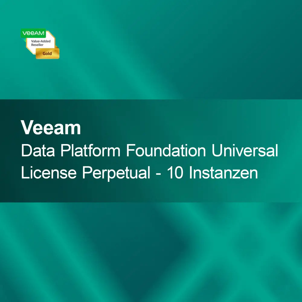 Veeam Data Platform Foundation Universal License Perpetual - 10 instances
