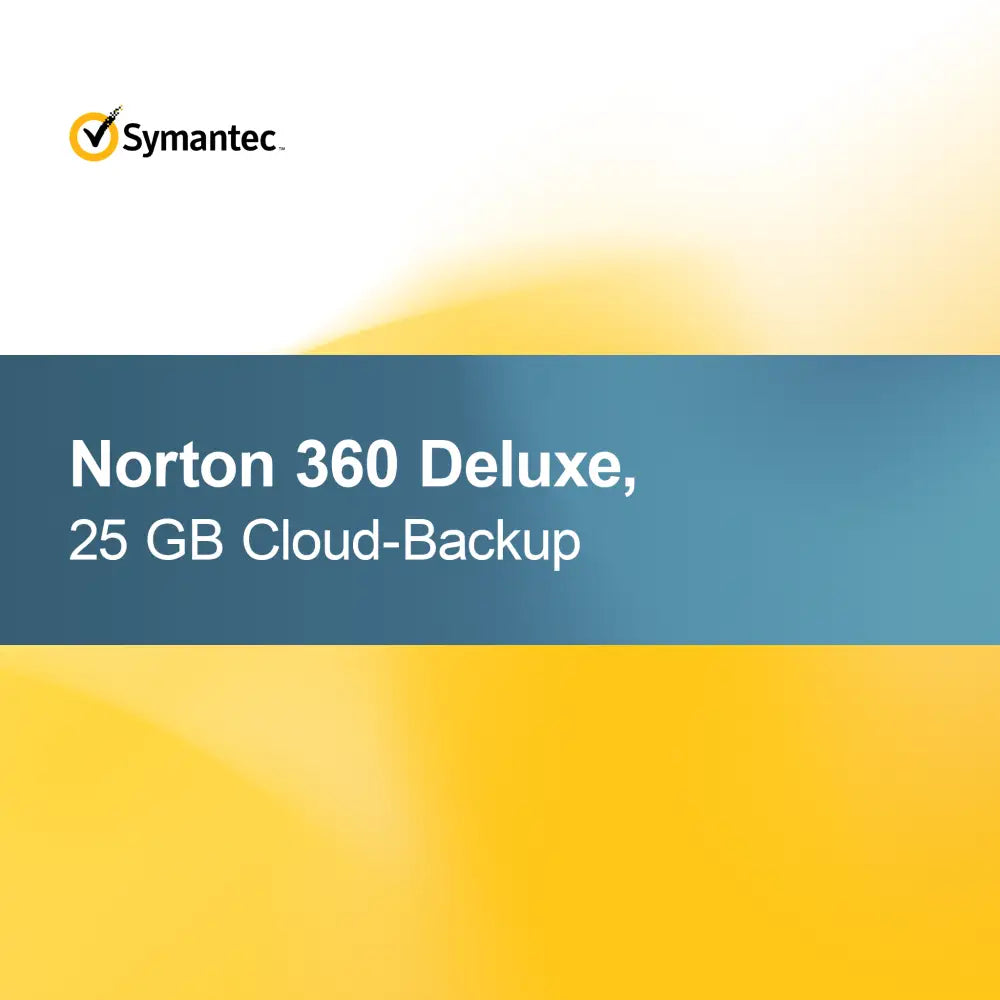 Norton 360 Deluxe, 25 GB Cloud Backup